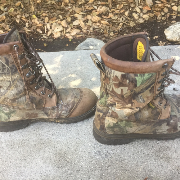 Cabellas Camo Boots Thinsulate - Picture 5 of 7
